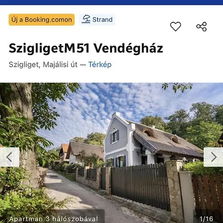 Szigligetm51 Vendeghaz Apartment *